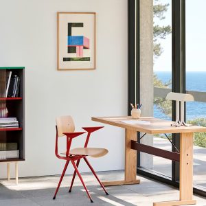 HAY - Passerelle Desk Oak. Ink black