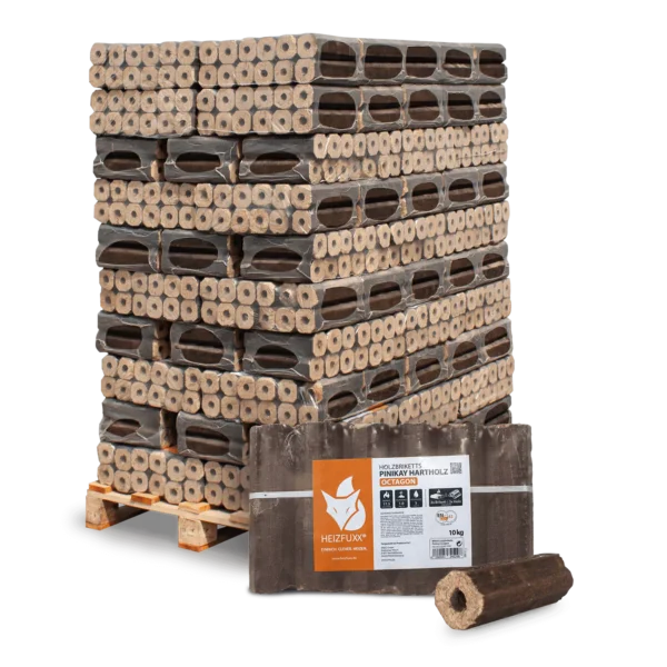 Holzbriketts PiniKay Octagon 96 x 10 kg - Image 1
