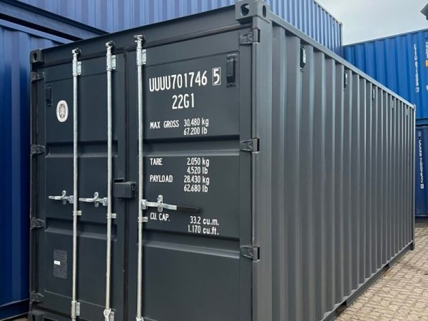 20 Fuß Container, anthrazit – Bild 1