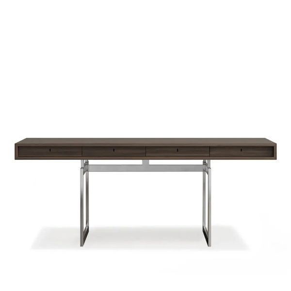 Karakter Office Desk Walnut/ Stainless Steel – Image 7