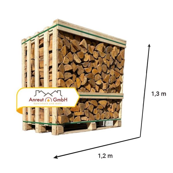 1,6 SRM (1 RM) ERLE getrocknet ca. 25cm (Made in EU) – Bild 1