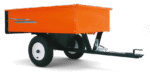 HUSQVARNA TC 242 T mit Schneeschild 120Plus & Gartentraktoren Anhänger 275 - Image 2