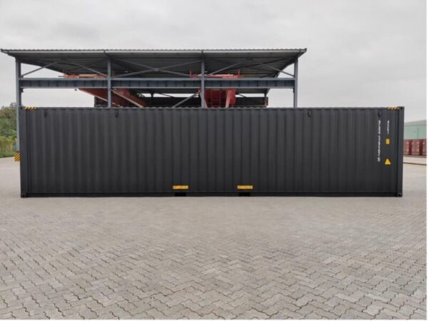 40 Fuß High Cube Container, schwarzgrau – Bild 3