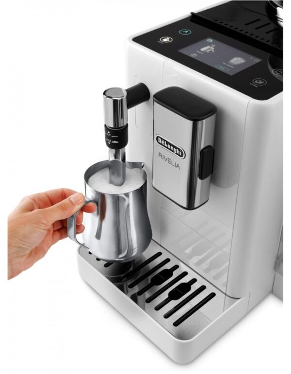 Kaffeevollautomat De’Longhi EXAM440.35.W Rivelia Weiß – Bild 3