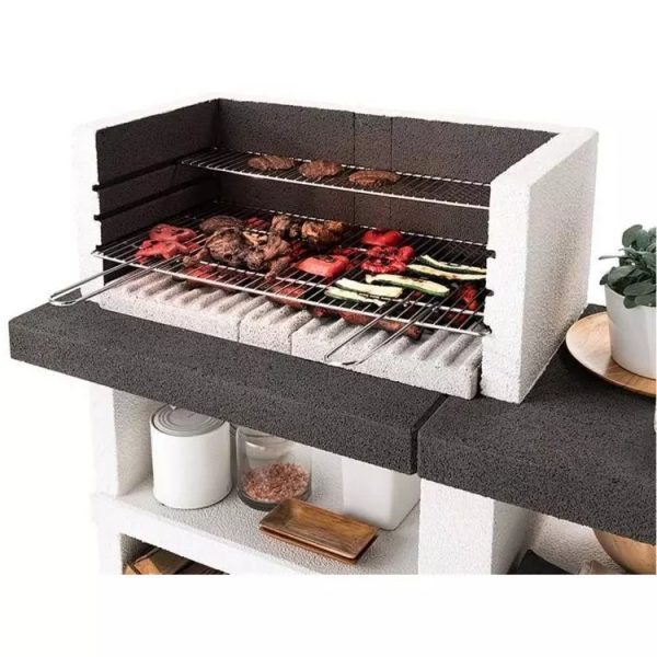 EASY GARDEN BY PALAZZETTI Barbecue fixe charbon avec plan de travail - Imagen 4