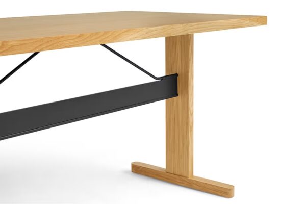 HAY - Passerelle Desk Oak. Ink black – Bild 3