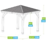 Yardistry 12 x 12 Meridian Gazebo – Bild 5