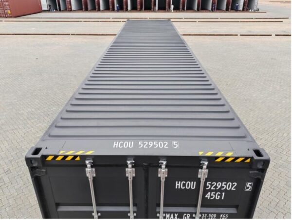 40 Fuß High Cube Container, schwarzgrau – Bild 5