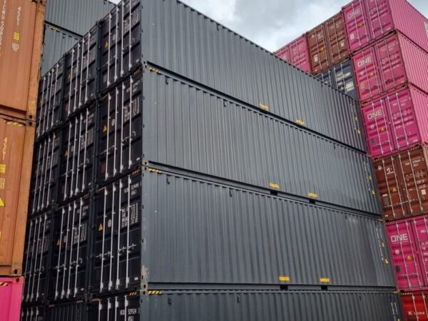 40 Fuß High Cube Container, schwarzgrau – Bild 6