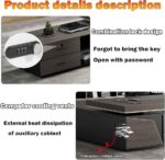 Modern L-Shape Office Desk with Storage and Cabinet Executive Desk – Image 3
