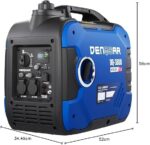 DENQBAR Groupe électrogène Inverter 3800 W générateur portable DQ-3800 avec onduleur - Imagen 2