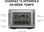ALLPOWERS R2500 Station électrique portable 2500W 2016Wh R2500 + Panneau Solaire – Bild 3