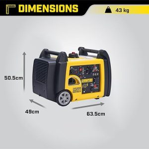 Champion Power Equipment, Générateur de courant, appareil mobile essence 3200 watts, + télécommande (3200 W, 6 l) – Image 3