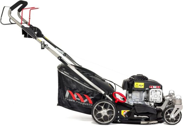 NAX POWER PRODUCTS Moteur 1000S Briggs & Stratton série 450E 125 cm3 largeur de coupe 42 cm panier 45l système de lavage du carter tondeuse thermique avec entraînement – Image 6
