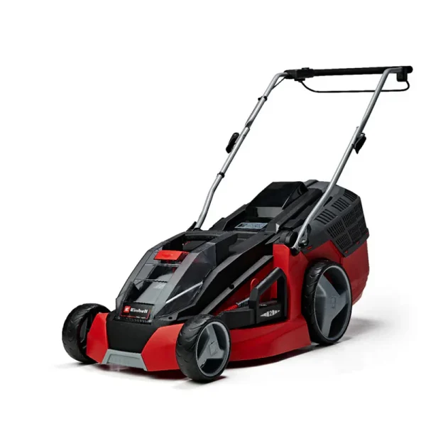 Tondeuse à gazon sans fil GE-CM 43 Li M Kit Power X-Change 36 V EINHELL 3413130 avec 2 batteries 4,0 Ah et chargeurs - Image 1