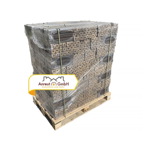 Hartholzbriketts “Pini&Kay” 960kg (6,5 cm X 6,5 cm X 25 cm) - Afbeelding 2
