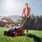 Tondeuse à gazon sans fil GE-CM 43 Li M Kit Power X-Change 36 V EINHELL 3413130 avec 2 batteries 4,0 Ah et chargeurs - Image 2
