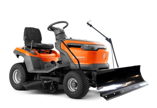 Husqvarna TS 112 -inkl. Winterpaket 110 mit Grasfangbox 210l – Bild 1
