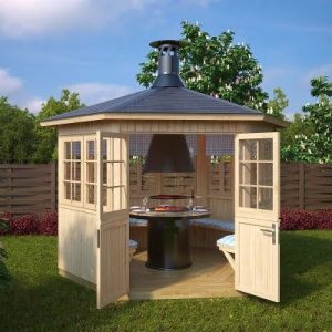 Pavillon de jardin bois « Festival » 6m² | 21mm
