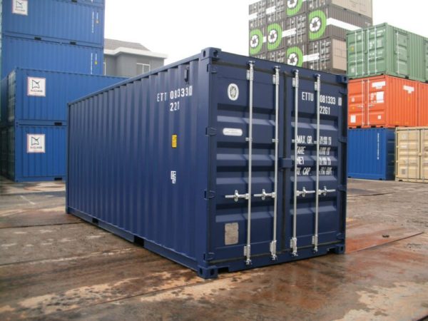 20 Fuß Container, kobaltblau – Bild 2