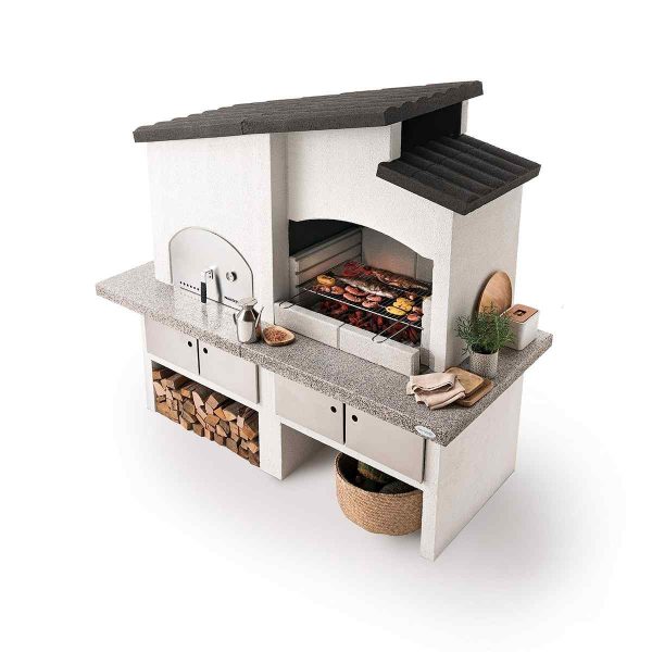 Palazzetti Barbecue fixe + four New Zealand 2 187x95x204cm - Afbeelding 2