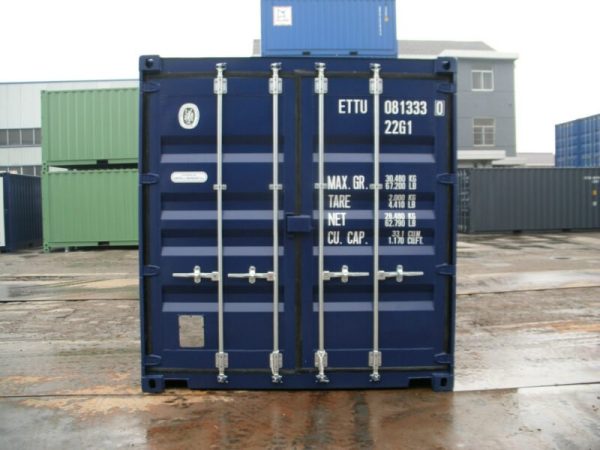 20 Fuß Container, kobaltblau – Bild 4
