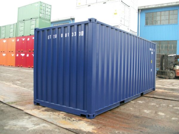 20 Fuß Container, kobaltblau – Bild 5