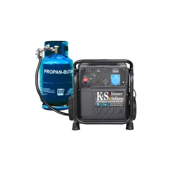 Konner & Sohnen Groupe Électrogène 8000w gaz/essence inverter - Image 1