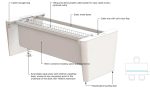 X10 BUREAU D'ANGLE | QUADRIFOGLIO OFFICE – Bild 3