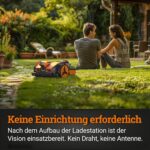 WORX Landroid Vision M550 Mähroboter WR205E für Gärten bis 550m², AI Rasenmäher Roboter ohne Begrenzungskabel (WLAN & Bluetooth, aktive Hindernisvermeidung mit KI-Technologie, Igelschutz) - Imagen 4