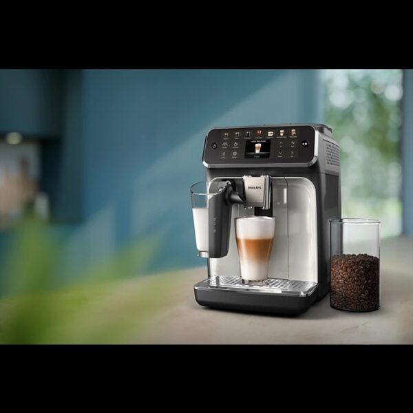 Expresso Broyeur Philips LatteGo EP4446/70 Noir Argent – Image 3