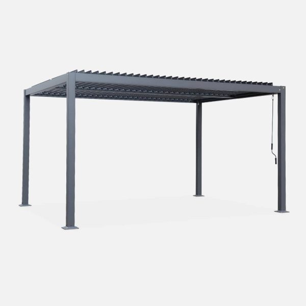 Pérgola bioclimática de aluminio y acero con lamas orientables - Imagen 2