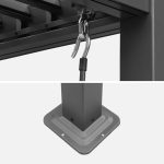 Pérgola bioclimática de aluminio y acero con lamas orientables - Imagen 4