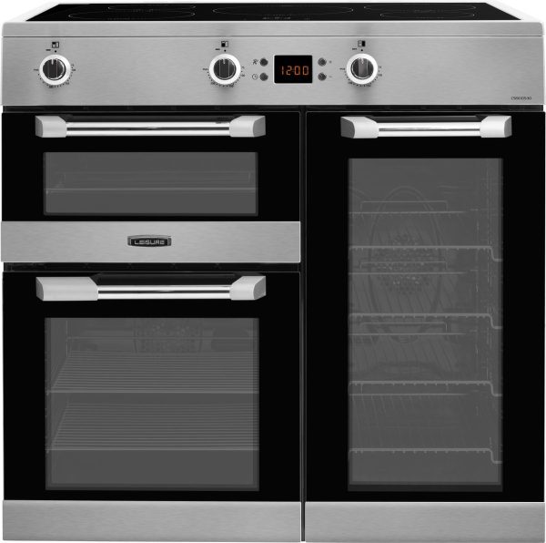 Leisure CS90F530X 90cm brede Cuisinemaster Duel Fuel fornuis in St - Imagen 1