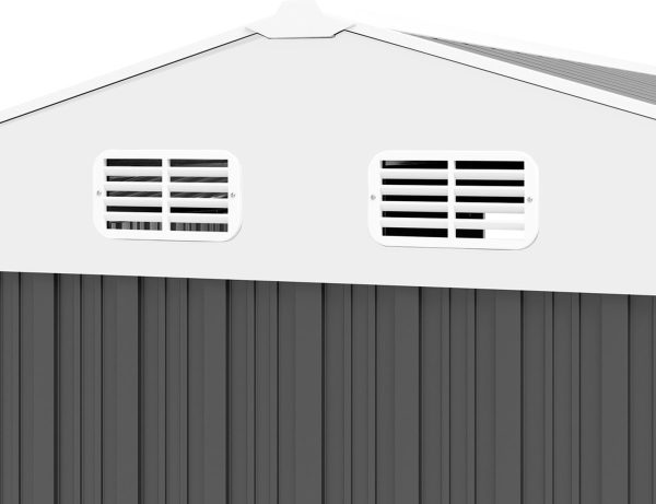 Gardebruk Tuinhuisje Metaal – met 2 Schuifdeuren – Image 4