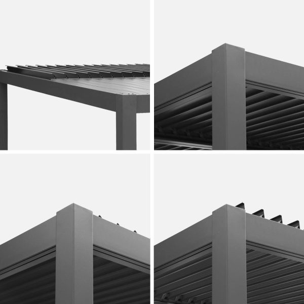 Pérgola bioclimática lamas de aluminio y acero - Image 3