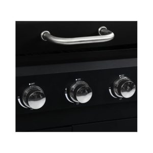 barbacoa combinada de gas y carbón con 3 fogones - Afbeelding 4