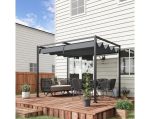 Outsunny Pérgola de jardín 298x213x221 cm - Image 3