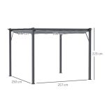 Pérgola Poliéster y Aluminio Outsunny 300x300 - Image 3
