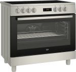 Cosmo 91 cm Haven Collection 173 cm elektrisch keramisch glasfornuis, 5-pitselementen, heteluchtoven, roestvrij staal - Image 4