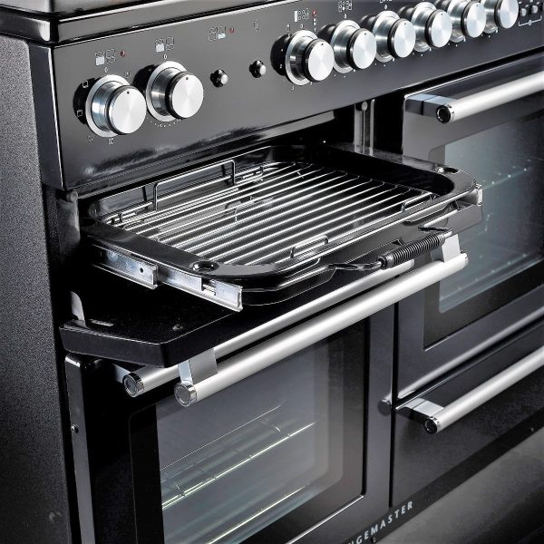 Rangemaster NEX110DFFBL/C Nexus 110cm Dual Fuel fornuis in zwart – Image 4