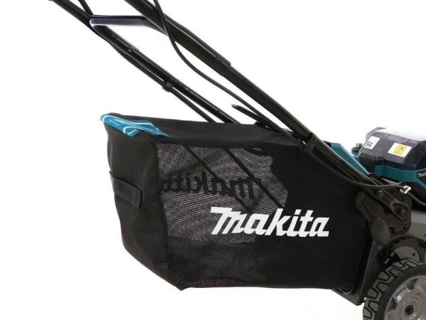 Cortacésped inalámbrico Makita DLM530PT4 de 53 cm, 2 baterías de 18 V con 4 baterías de iones de litio de 5,0 Ah y cargador doble - Image 3