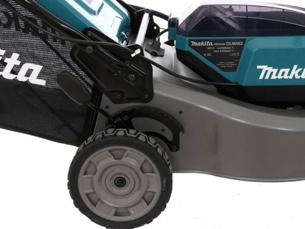 Cortacésped inalámbrico Makita DLM530PT4 de 53 cm, 2 baterías de 18 V con 4 baterías de iones de litio de 5,0 Ah y cargador doble - Image 9