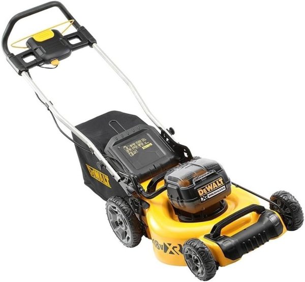 Cortacésped inalámbrico DeWalt DCMW564P2-QW de 48 cm y 2 baterías de iones de litio de 18 V y 5,0 Ah – Image 1