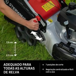 Cortacésped gasolina sterwins plm1-51h170.6 167cc 51 cm ancho - Imagen 4