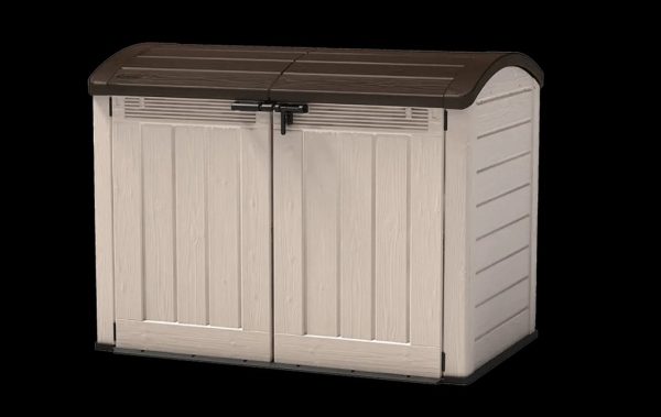 Cobertizo de exterior SIO Ultra - 177x113x134 cm y 2000L - Marrón – Image 1