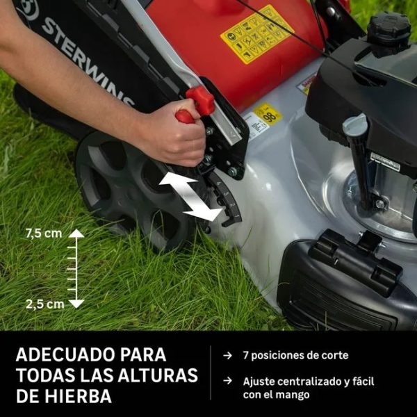 Cortacésped gasolina sterwins plm1-51h170.6 167cc 51 cm ancho - Imagen 7