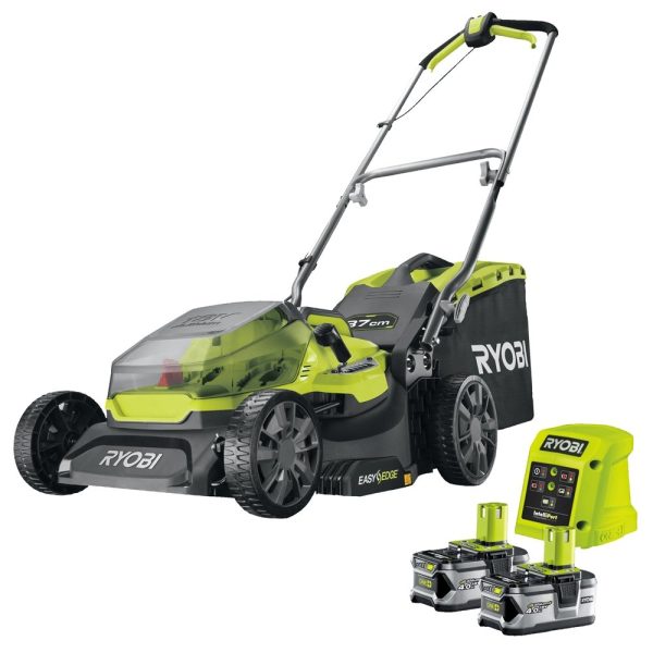 Ryobi 5133004798 RY18LM37A-240 Cortacésped 18V 37cm + baterías – Image 1