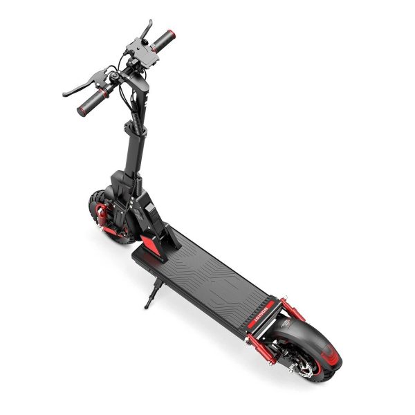 BOGIST C1 Pro Opvouwbare elektrische scooter met verwijderbare stoel 500W motor 48V 15Ah batterij 10 inch banden 35-45KM bereik 120KG maximaal gewicht - Rood - Afbeelding 2