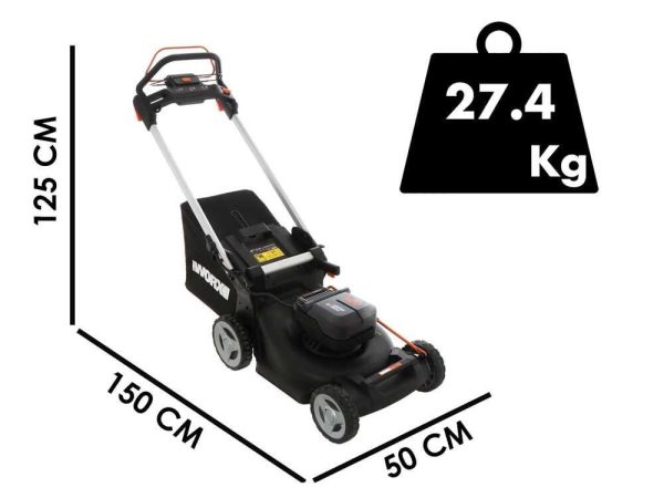 Batería cortada de 2x20V Worx WG749E - Image 2